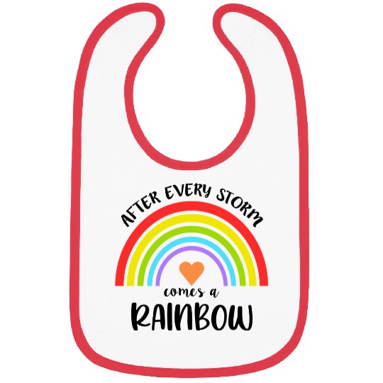 After Every Storm Comes a Rainbow Bibs