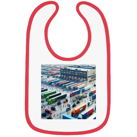 Big Trucking Company Bibs