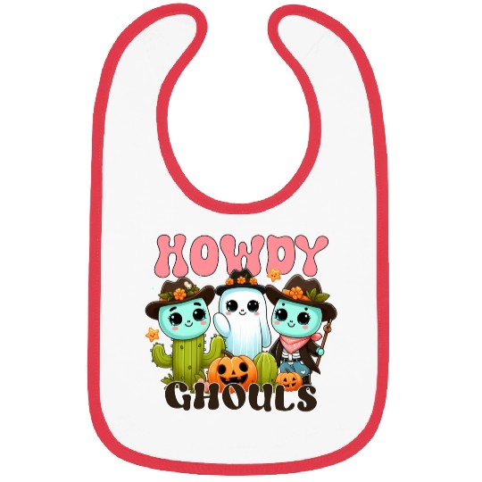 Howdy Ghouls Bibs
