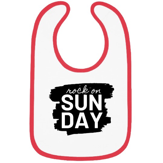 Rock on Sunday Bibs