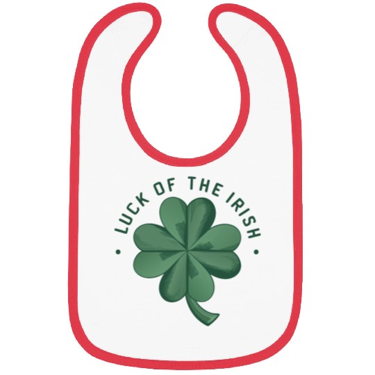 Luck of the Irish Clover Design Bibs