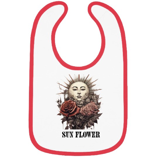 sunflower, sun+flower Bibs