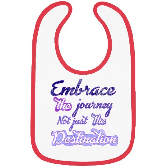 embrace the journay t-shit Bibs