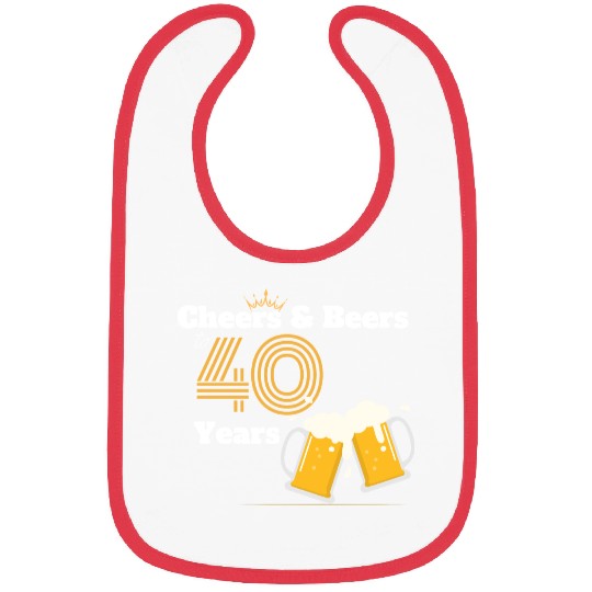 40th Birthday Bibs