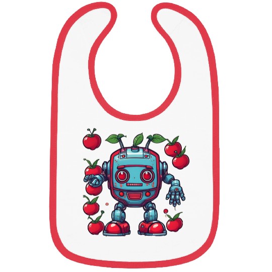 Robot Cherry Bibs