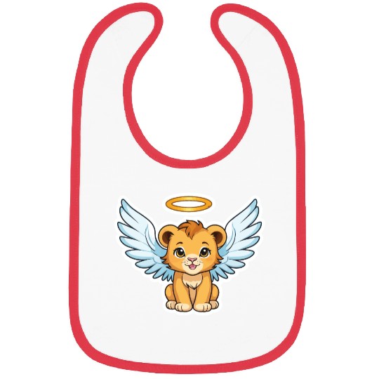 lion cub as angel Bibs