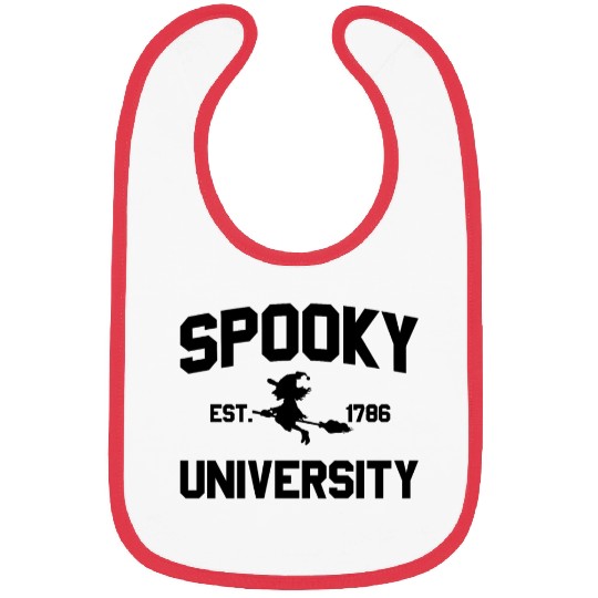 Spooky University Established 1786 Witch U Spookys Bibs
