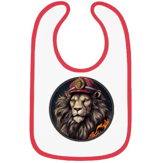 Lion Firefighter Bibs