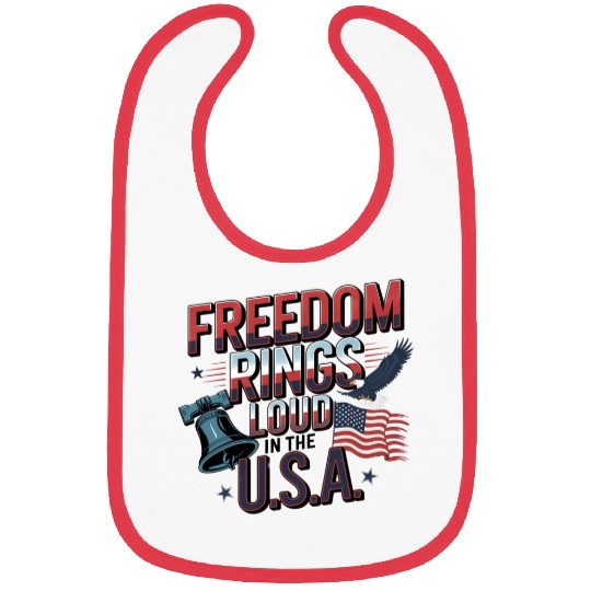 Freedom Rings Loud in the U.S.A. – Patriotic Bibs