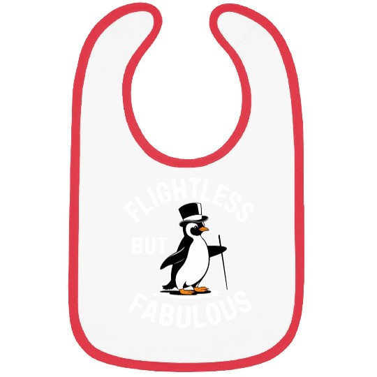Flightless But Fabulous Mindfulness Penguin Bibs
