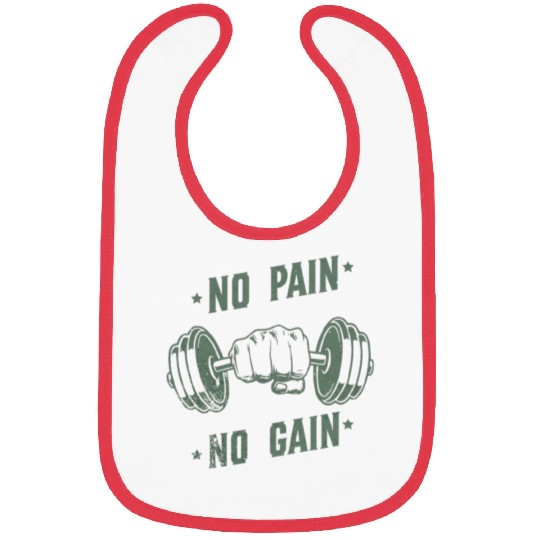 No Pain, No Gain Bibs