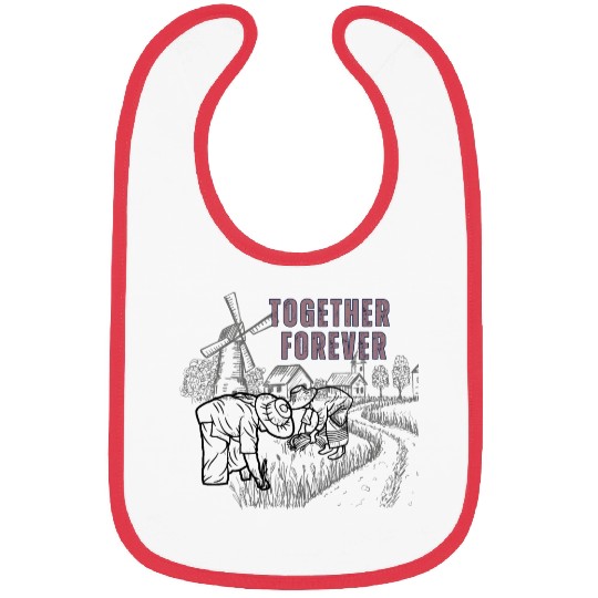 Together forever - till death do us part Bibs