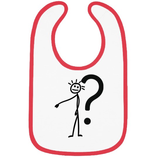 Curious Stick Figure - Question Everything! Bibs