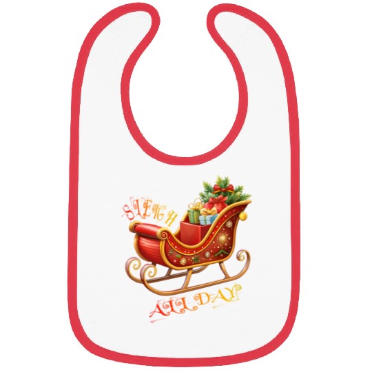 Sleigh All Day/Christmas Bibs
