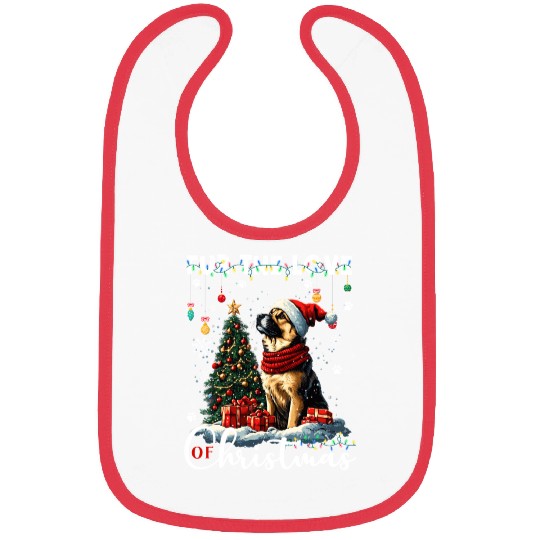 German Shepherd Christmas Tree Decorations Dog Bibs