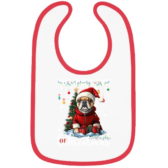 French Bulldog Christmas Tree Decoration Dog Lover Bibs