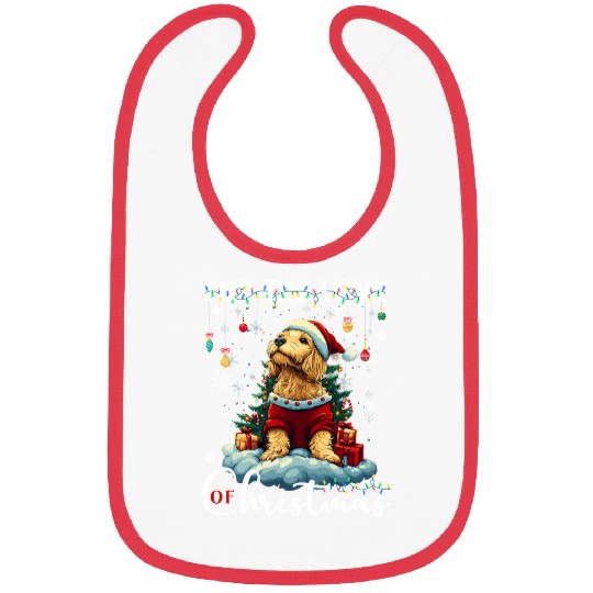 Golden Retriever Christmas Tree Decorations Dog Bibs
