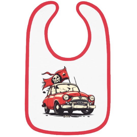 Communist Soviet Pirate Retro Car Bibs