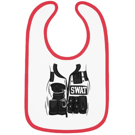 SWAT Costume Funny Halloween Costume SWAT Bibs