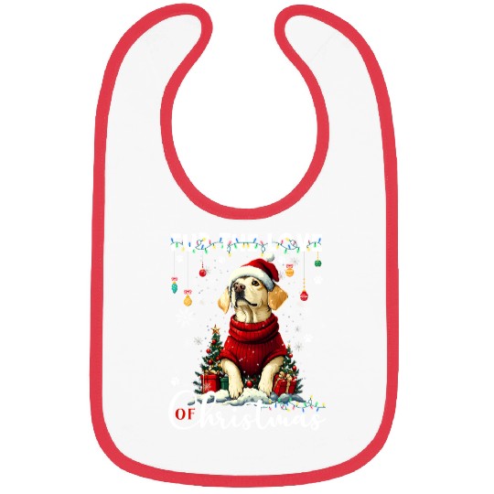 Labrador Retriever Christmas Tree Decorations Dog Bibs