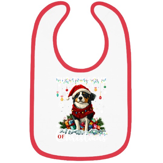 Australian Shepherd Christmas Tree Decorations Dog Bibs