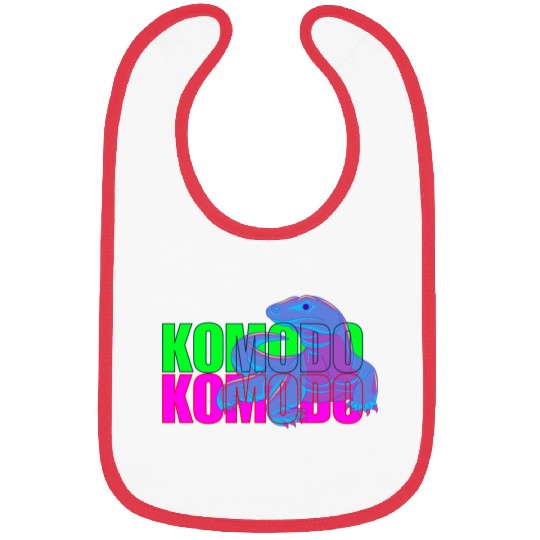 Majestic Komodo Dragon Bibs