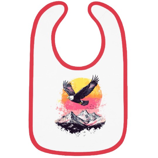 Majestic eagle Bibs