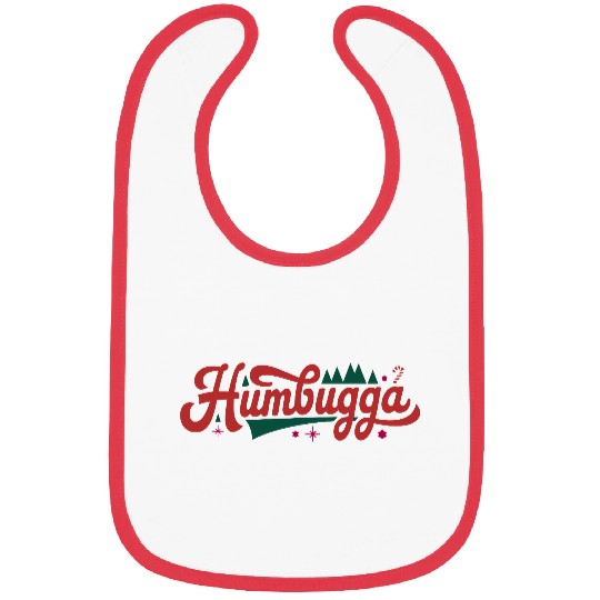 Humbugga Christmas Design Vector 3 Colors Bibs