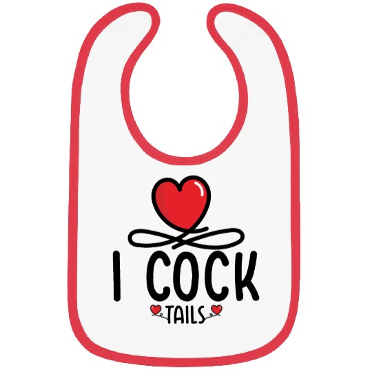 Funny I Love Cocktails 5 Bibs