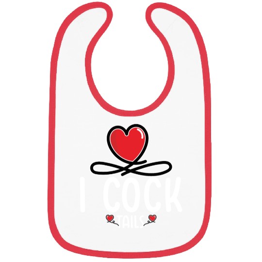 Funny I Love Cocktails 6 Bibs