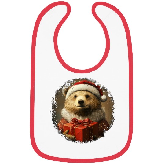 Bears Christmas Bibs