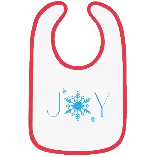 Joy & a snowflake Bibs