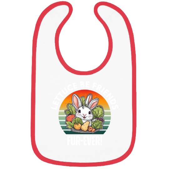LETTUCE BE FRIENDS FUR-EVER Bibs