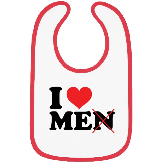 I Love Me Not Men Bibs