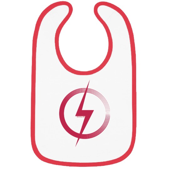 Circle and Lightning Bolt Bibs