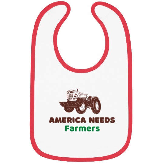 America Needs Farmers Bibs