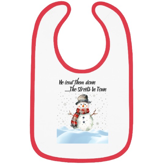 Snowman Bibs