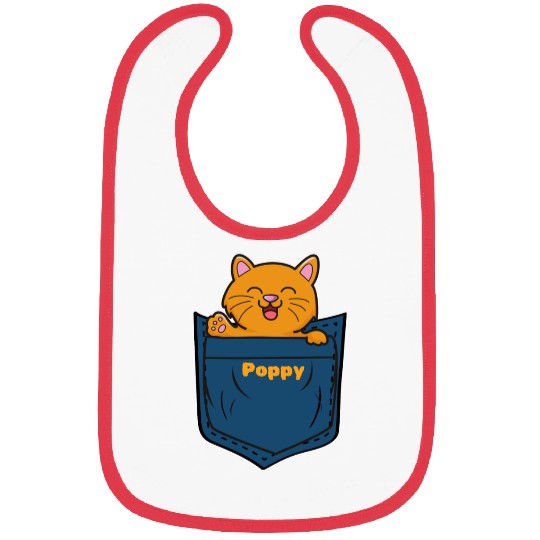 Adorable poppy Bibs