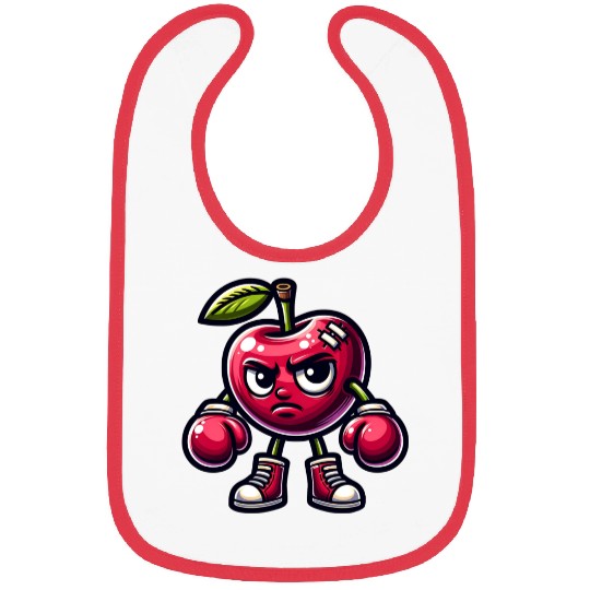 ough Cherry Boxer – Rumble Fruit Character Bibs