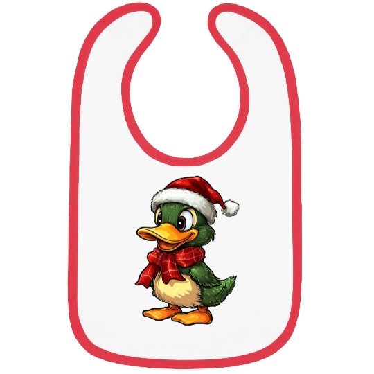 Christmas duck Bibs