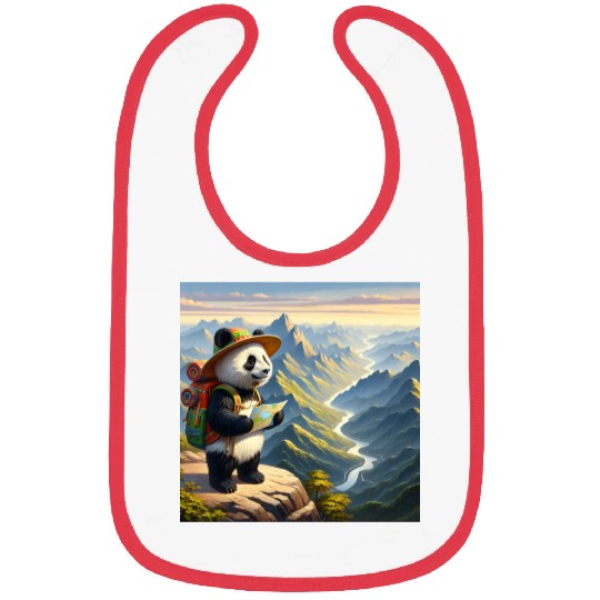 Panda Adventure Bibs