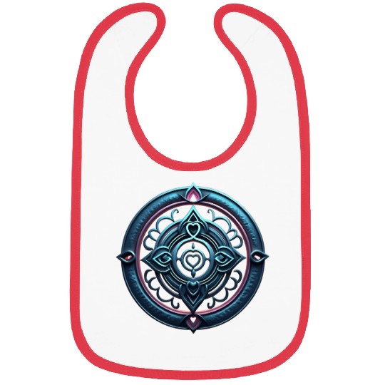 Sacred Heart Mandala Bibs