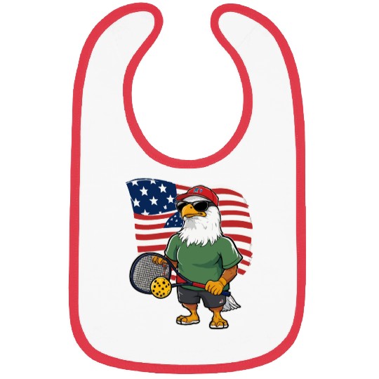 US Flag Pickleball Eagle Bibs