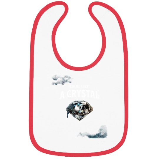Shine like a crystal design Bibs
