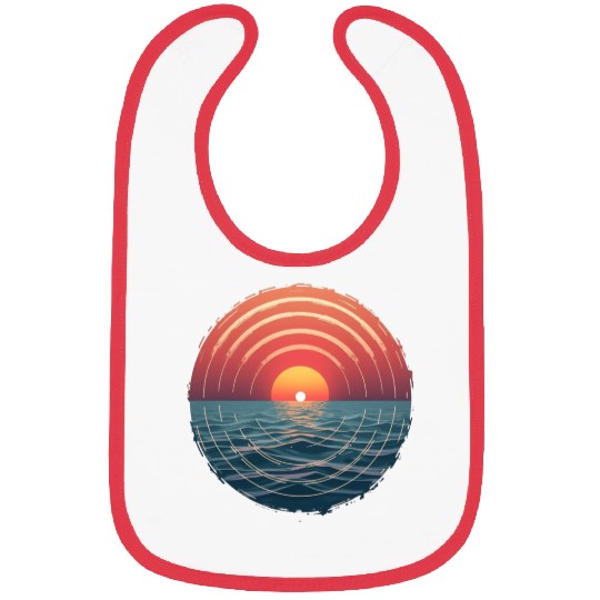 Sunset Symphony Bibs