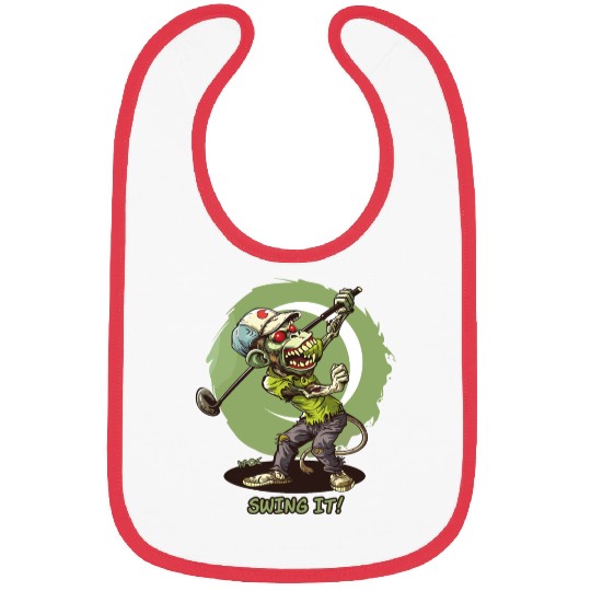 Swing It: Zombie Monkey Golfer Bibs