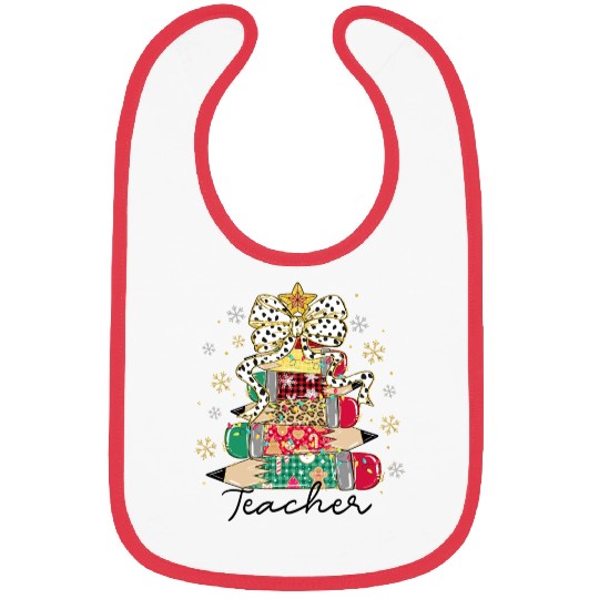 Teacher Christmas Bibs