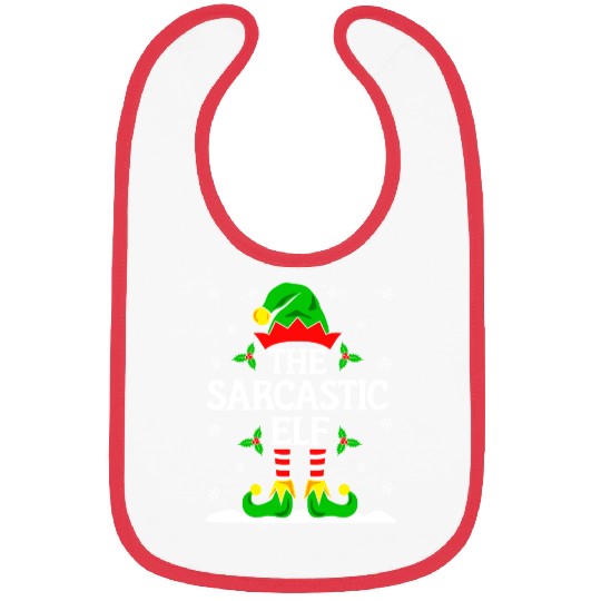 Sarcastic Elf Funny Christmas Bibs