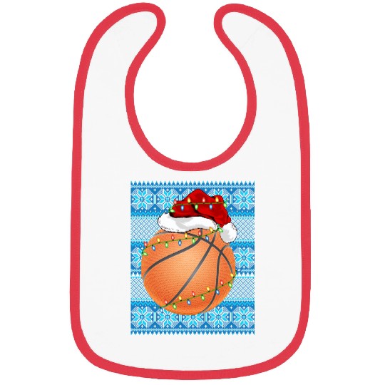 Basketball Christmas Lights Bibs