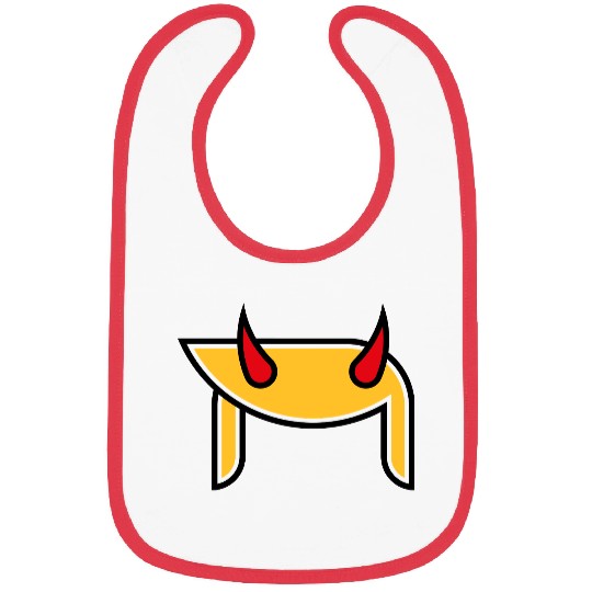 Donald Horns (Hairstyle Devil Pop Art / 3C) Bibs